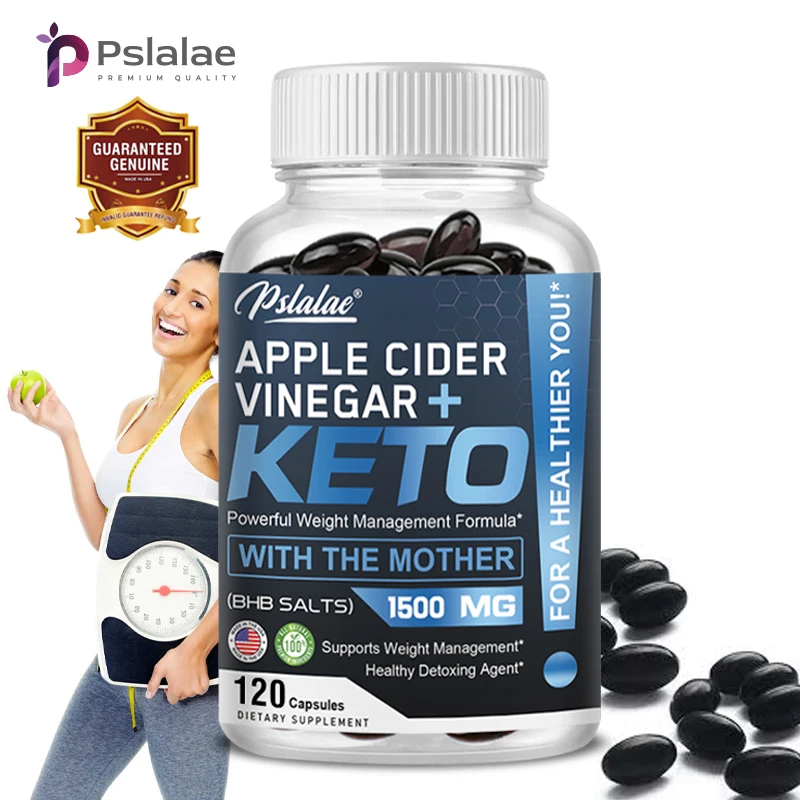 Garcinia Cambogia Extract - Apple Cider Vinegar + Keto Capsules