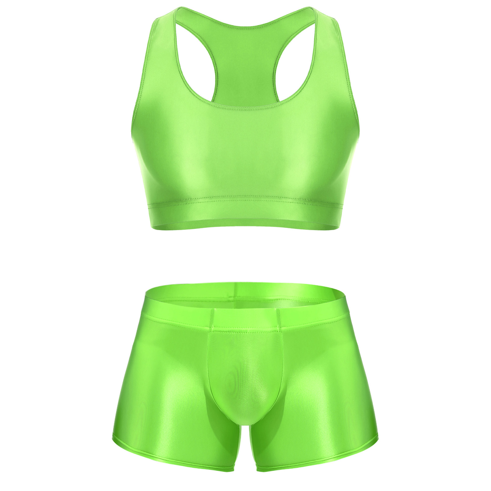 Men Glossy Stretchy Fitness Ou - Fitness & Nutrition Lab Zapopan 评论和价格
