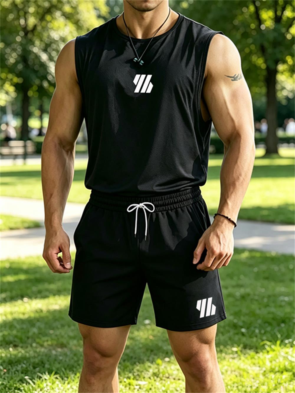 2026 new Men's Brand Vest Two- - Fitness & Nutrition Lab Zapopan 评论和价格
