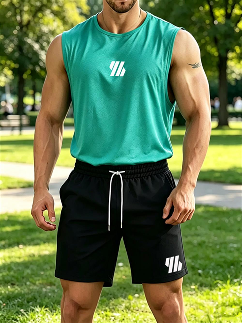 2026 new Men's Brand Vest Two- - Fitness & Nutrition Lab Zapopan 评论和价格