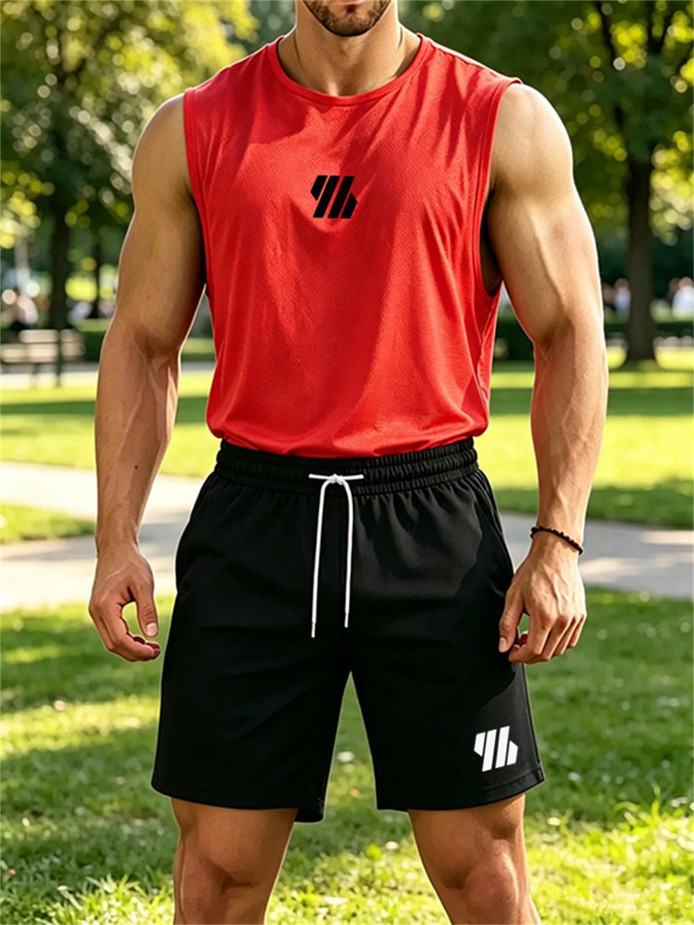 2026 new Men's Brand Vest Two- - Fitness & Nutrition Lab Zapopan 评论和价格