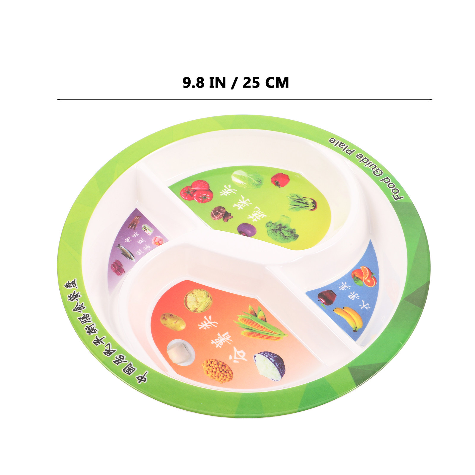 Portion Control Plate with Div - Nutrition & Fitness Class 评论和价格