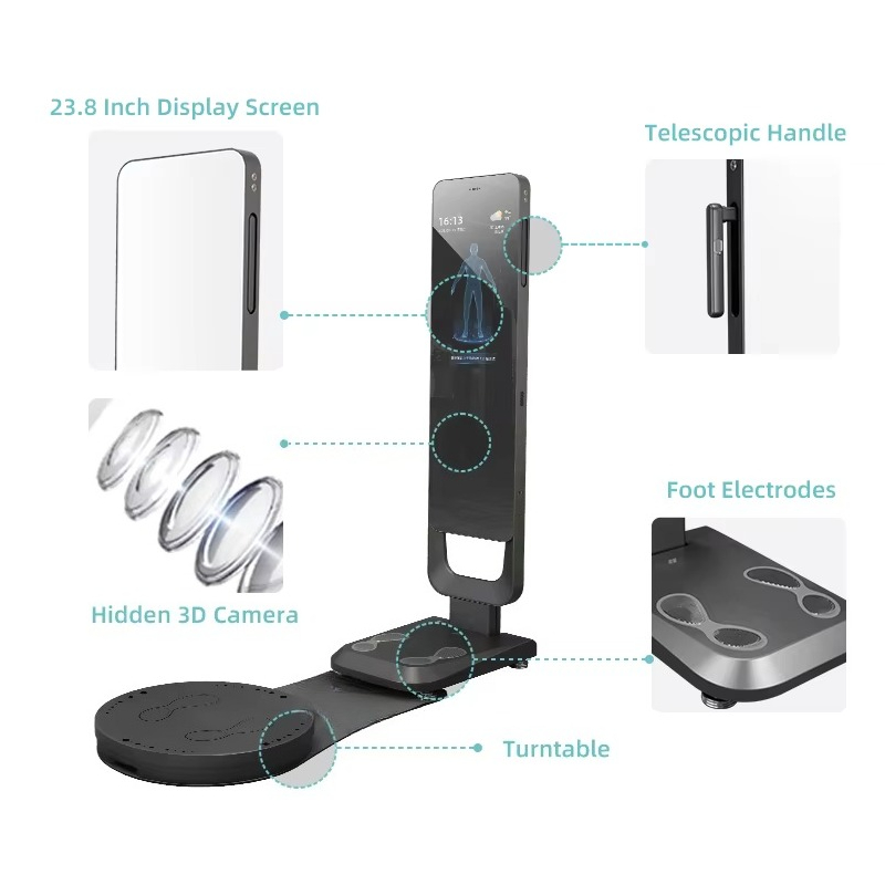 Smart Fitness Mirror Body Scan - The Nutrition Fitness 评论和价格