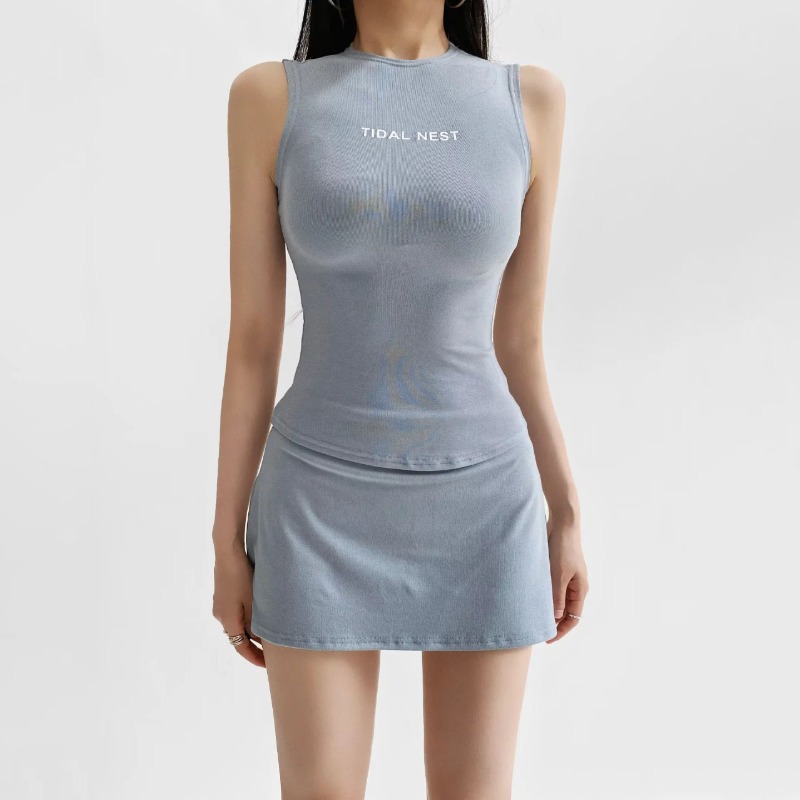 New Letter Printed Round Neck  - Fitness & Nutrition Lab Zapopan 评论和价格