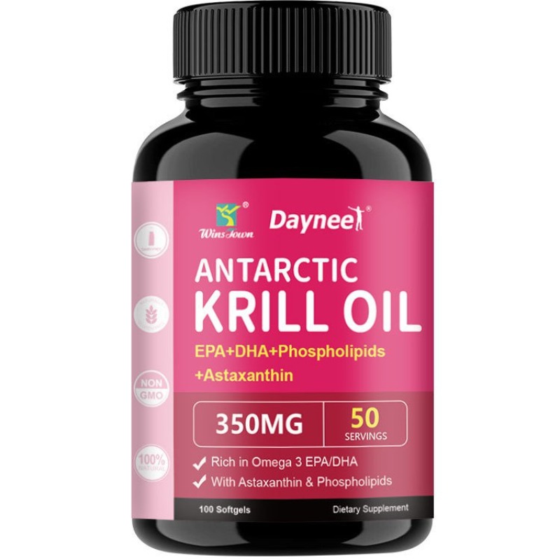 Krill oil soft capsules supple - The Nutrition Fitness 评论和价格